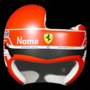 Charles Lecleric Ferrari Helmet 2 Doc Band Wrap