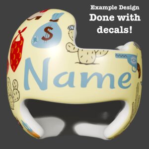 Desert Charm Boy cranial band decals