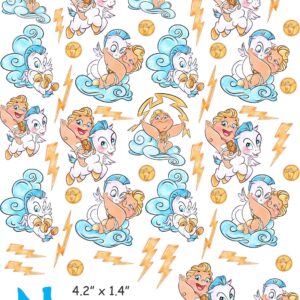 Baby Hercules cranial band decals