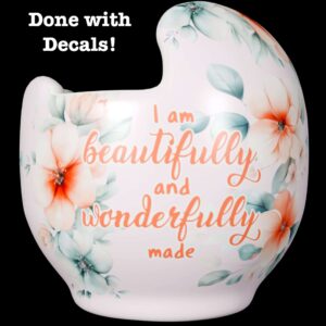 Pastel Watercolor Flowers Lite cranial band decals