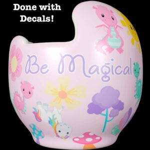 Unicorns and Dragons cranial band decals