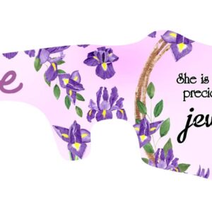 Watercolor Iris 2 Doc Band Wrap