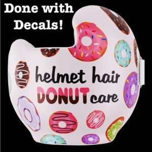 Donut Hair Girl cranial band decals