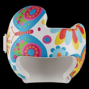 Power Flowers White Doc Band Wrap