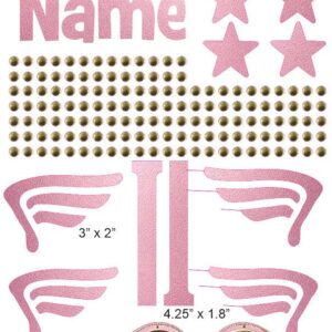 Aviator Goggles Girl cranial band decals