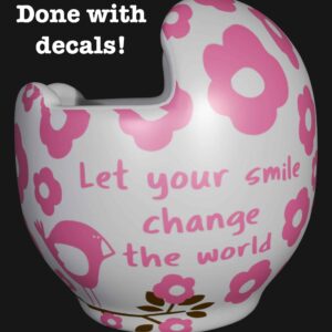 Cherry Blossoms cranial band decals