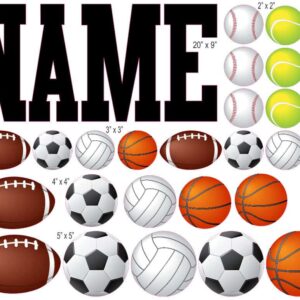 All Star Sports personalized camp trunk decals