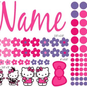 Hello Kitty 1 personalized camp trunk decals